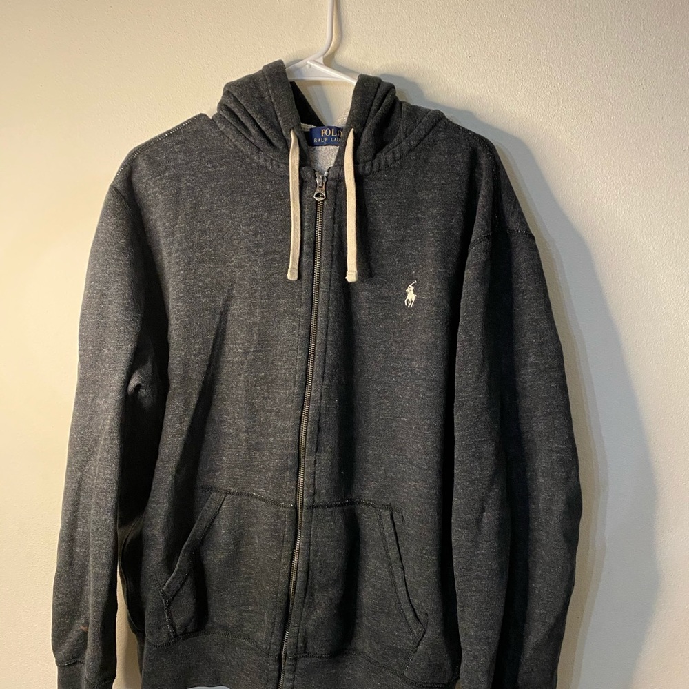 Gray size xl polo jacket